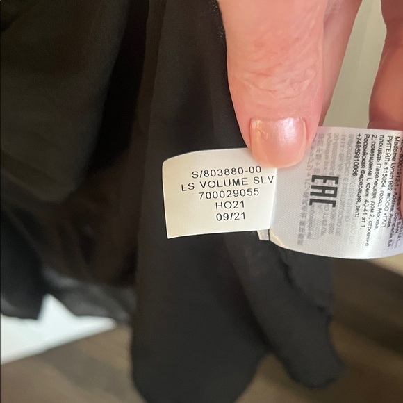 Banana Republic Tiered Black Maxi Dress Sz S - Picture 7 of 11